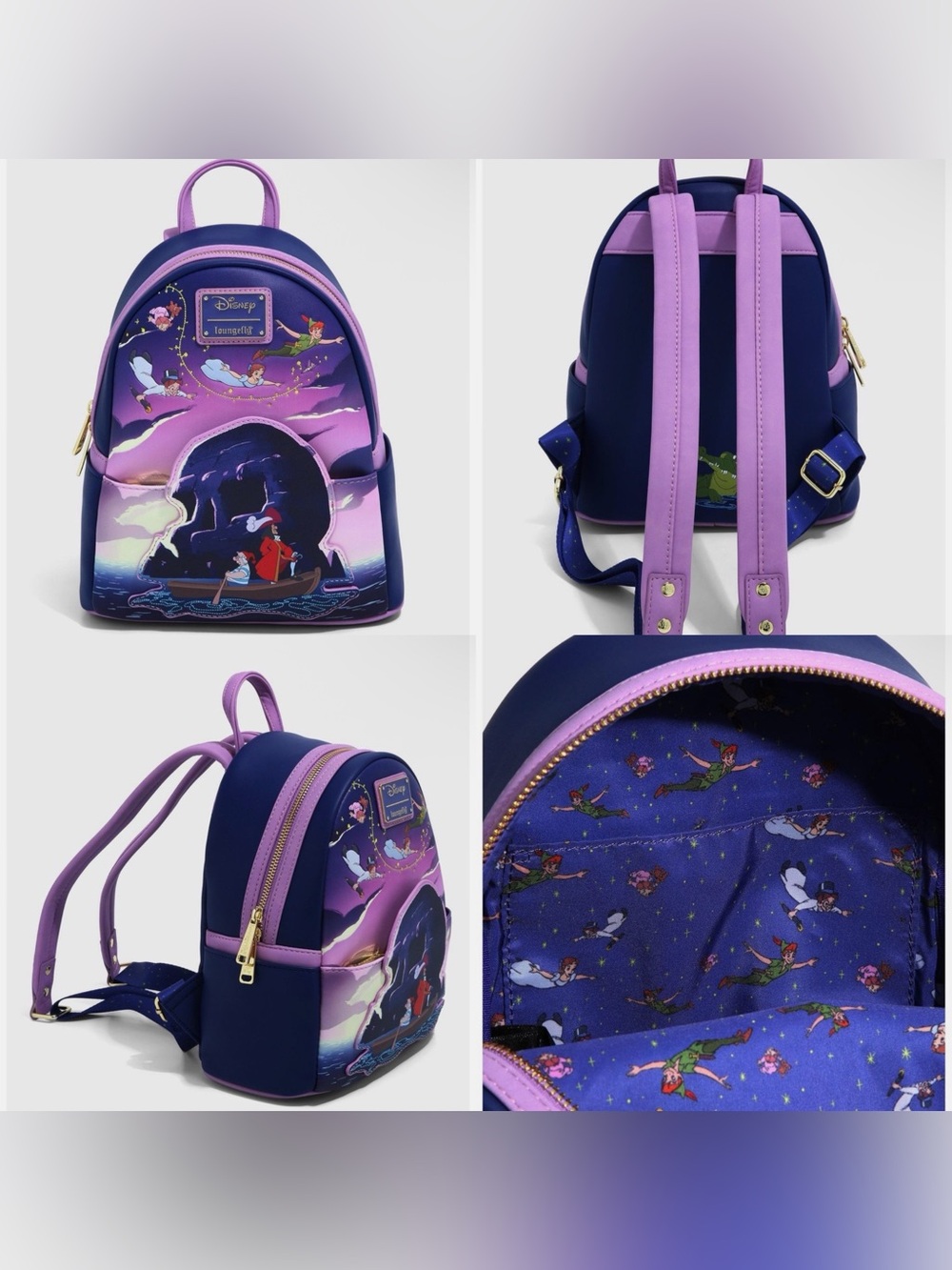 NWOT Loungefly NYCC Exclusive - Peter Pan
Skull Rock Mini Backpack